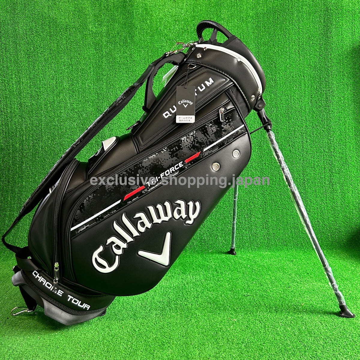 Callaway Golf Tour 26 JM Quantum Carry Stand Bag 9 x 47" 5-Way Black/Black 2026