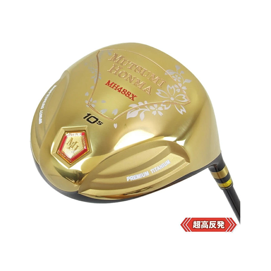 Mutsumi Honma Golf Club MH488X Premium Titanium Driver 10.5 44.5in SR-Flex Japan
