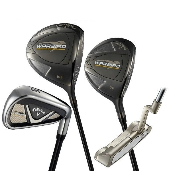 Callaway Warbird Club 10p Set DR/5W/5-SW/PT Headcovers R-Flex Graphite Shaft Men