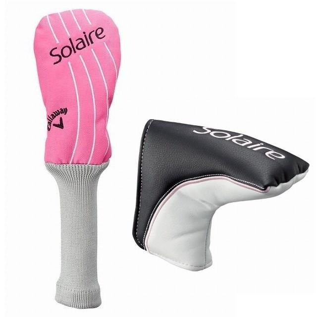 Callaway Ladies Solaire Club Set Pink DR/5W/6H/7-SW/PT 8p Set Cart Bag Headcover