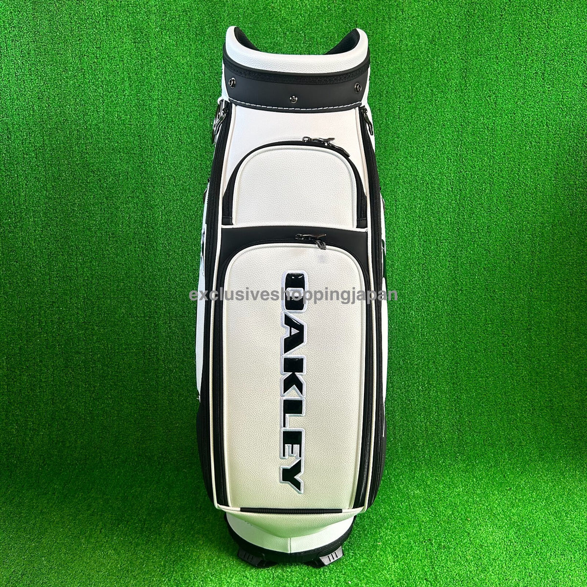 Oakley Golf Cart Bag Skull 18.0 5 x 47in 5-way Divider Pockets White 2025 Model