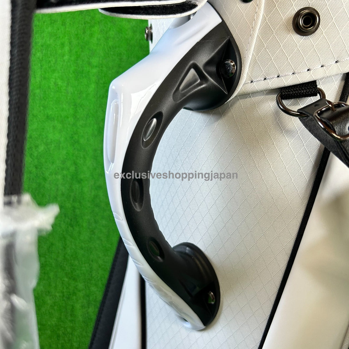 Oakley Golf Cart Bag 9.5 x 47inch 18.0 2025 Model 5-way Ellipse Logo PU White