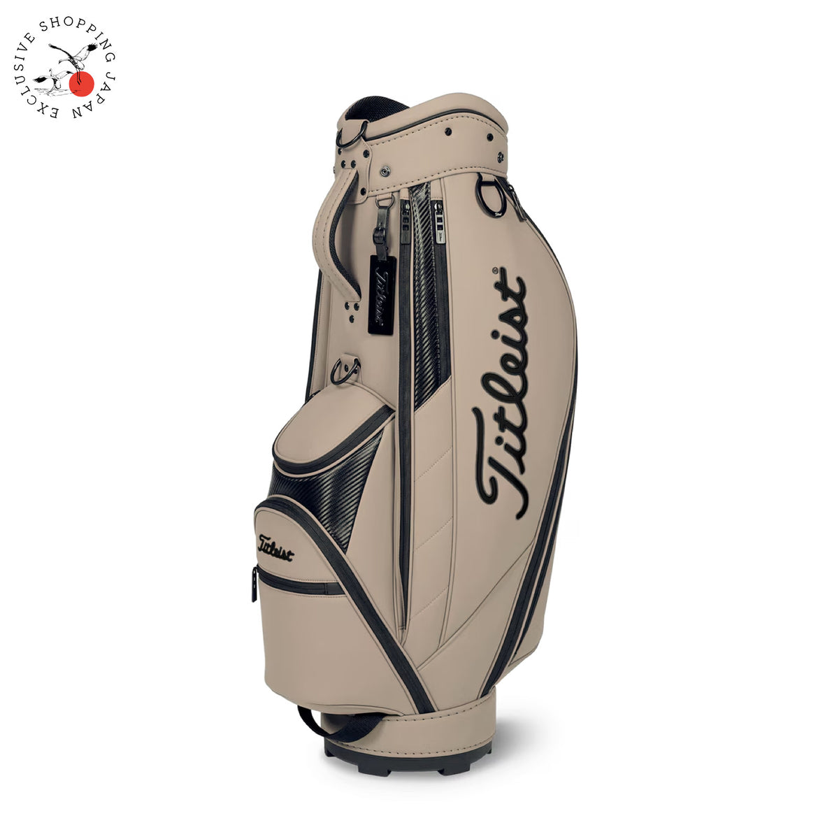 Titleist Golf Core Essential Cart Bag 9 x 47" 5-way Divider 3.1kg 2024 Khaki Men