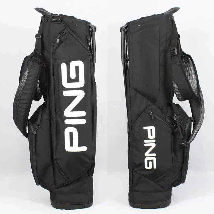 Ping Golf Hoofer Lite Custom Carry Stand Bag 8.5in 4-way Lightweight Black/White