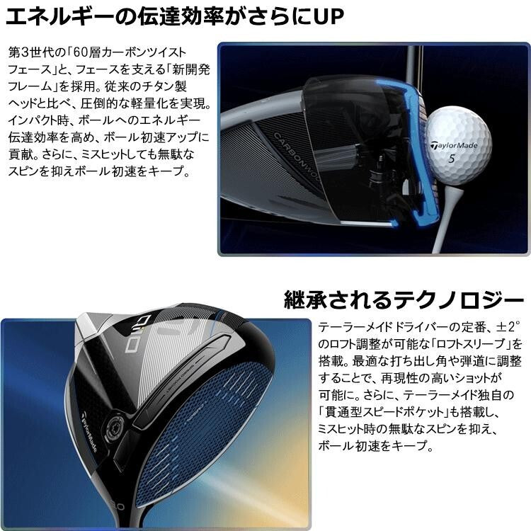 TaylorMade Golf Club Driver Qi10 Loft 10.5° Diamana Blue TM50 Graphite SR-Flex