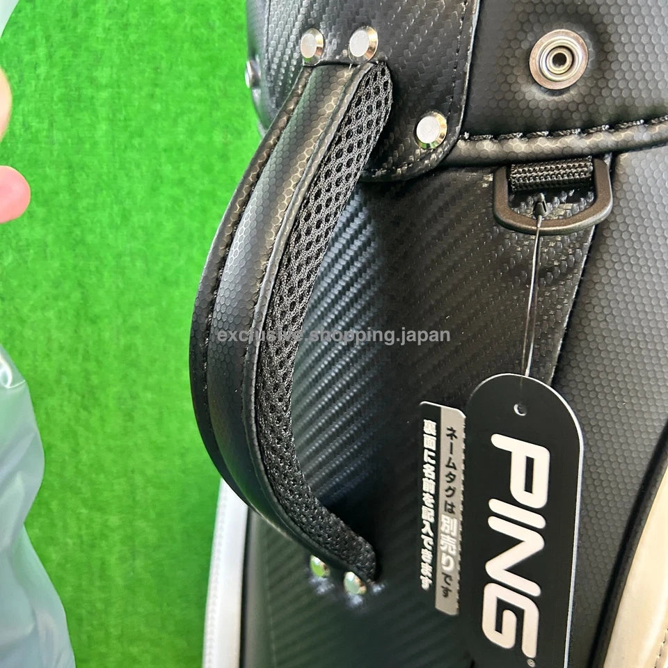 Ping Golf XLT Cart Bag 9in Black 5-way Divider 2025 Model Lightweight 2.9kg PSL