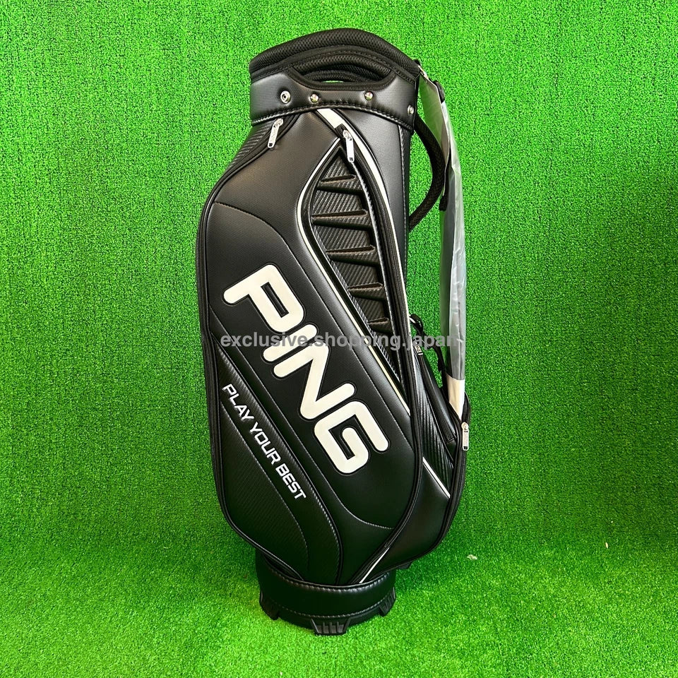 Ping Golf XLT Cart Bag 9in Black 5-way Divider 2025 Model Lightweight 2.9kg PSL