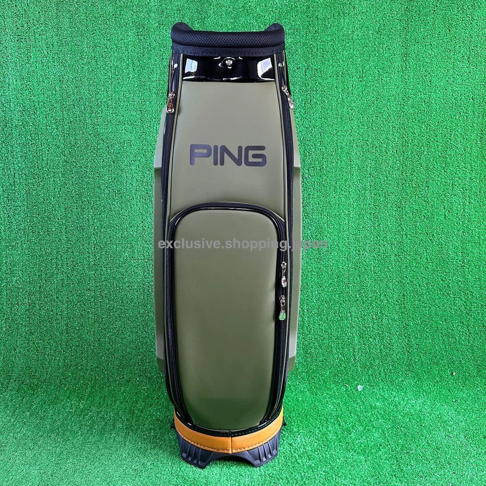 Ping Golf Authentic Cart Bag 9inch 5-way Enamel Full-Open Pocket Khaki 2025 New