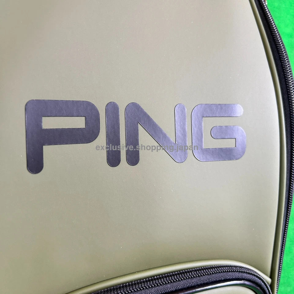 Ping Golf Authentic Cart Bag 9inch 5-way Enamel Full-Open Pocket Khaki 2025 New